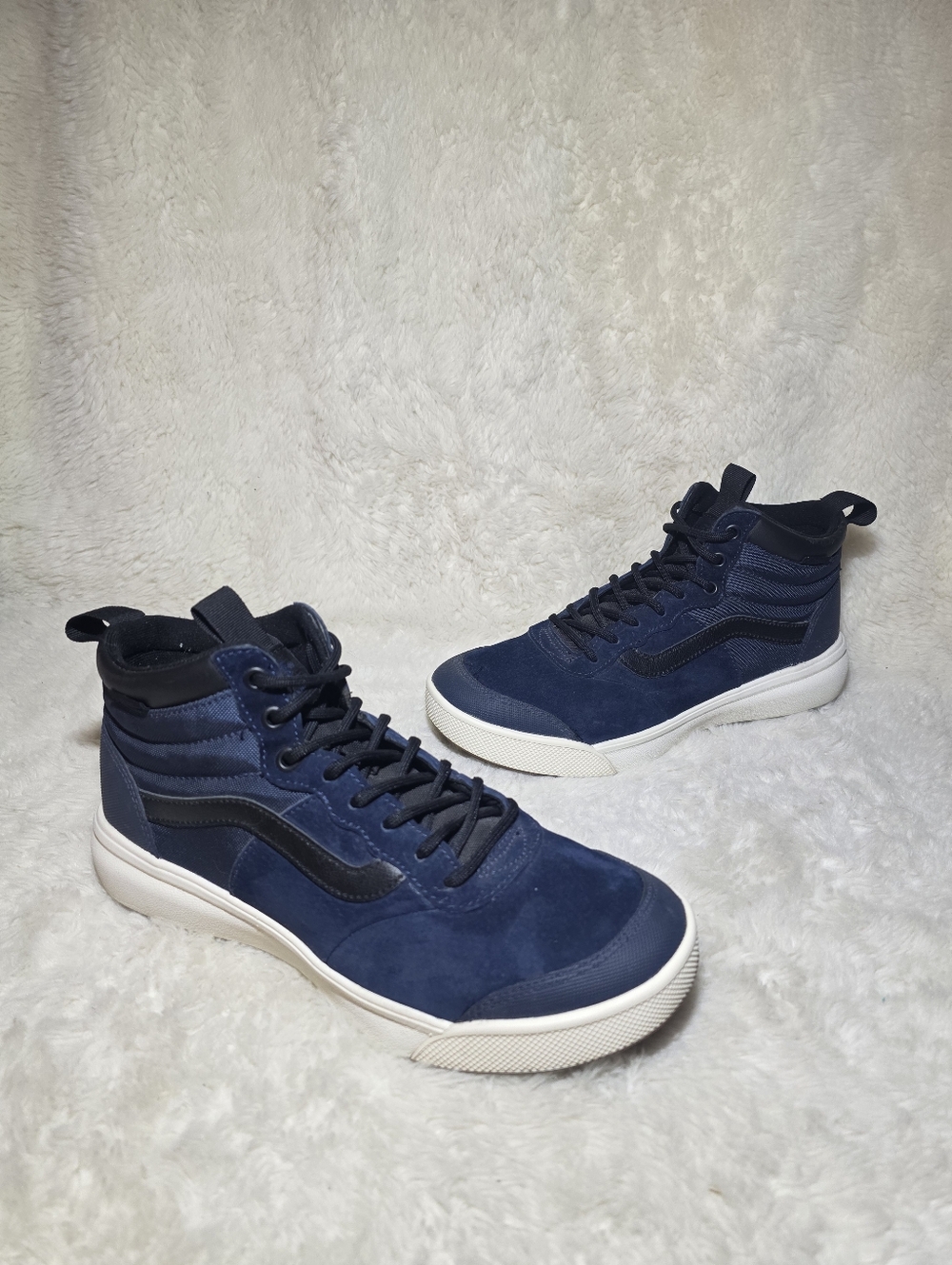 Vans UltraRange EXO Hi MTE-1 Navy Blue Winter Boots Mens 8.5 Womens 10 Like New